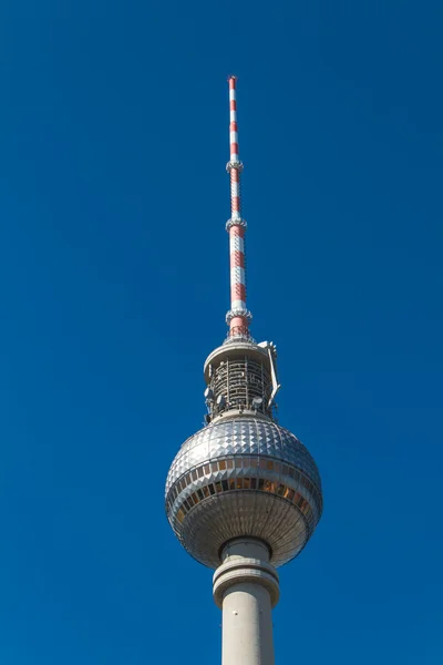 Televizní věž v berlin mitte — Stock fotografie