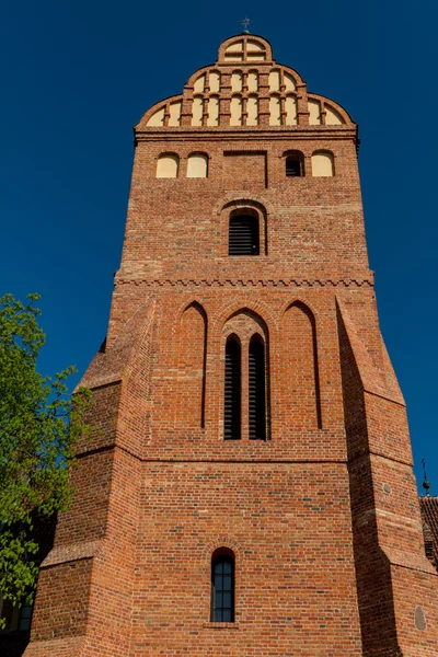 Gotisk stil arkitektur av St. Mary's Church (kyrkan o — Stockfoto