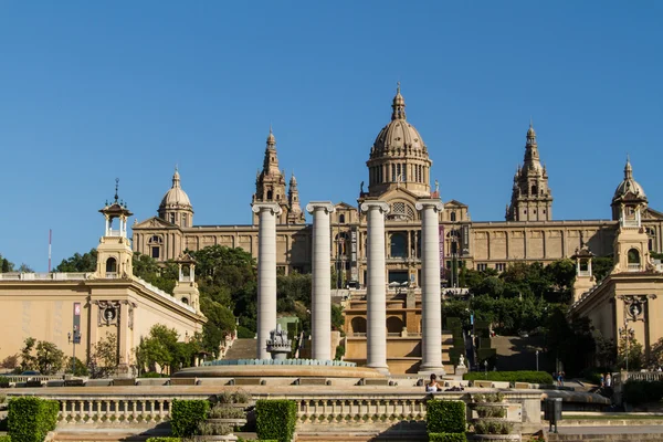 Museu nacional d'art de catalunya barcelona, Hiszpania — Zdjęcie stockowe