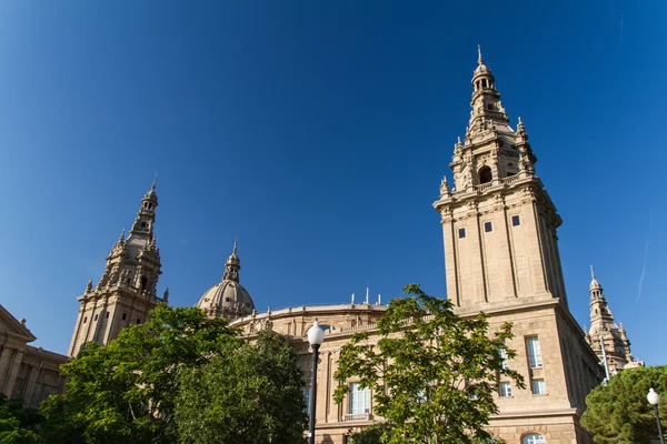 Museu nacional d'art de catalunya barcelona, Spanien — Stockfoto