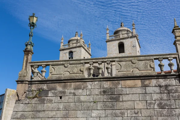 Vista panorámica de la Catedral de Oporto (Se Porto) - Portugal — Foto de Stock