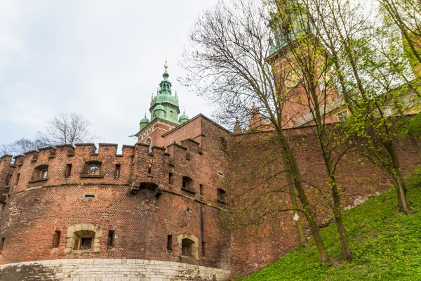 Királyi vár a Wawel, Krakkó — Stock Fotó