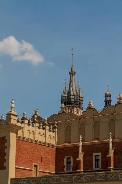 Sukiennice edifício em Cracóvia, Polonia — Fotografia de Stock