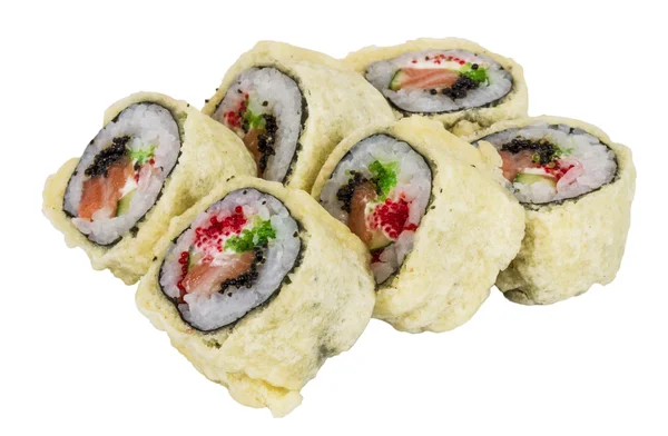 Japanese Cuisine -Tempura Maki Sushi (Deep Fried Roll made of sa — Stock Photo, Image