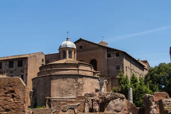 Romerska ruiner i Rom, forum — Stockfoto