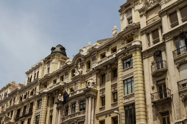 Vista de rua em Madrid — Fotografia de Stock