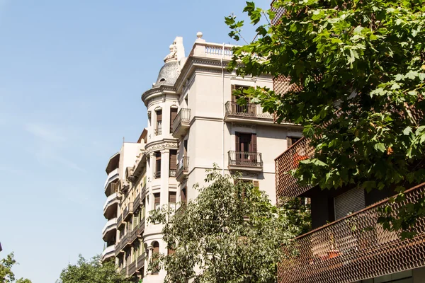 오래 된 아름 다운 건축 바르셀로나 (스페인) — 스톡 사진