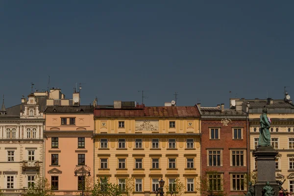 Фасад старого таунхауса в Мбаппе, Польша — стоковое фото