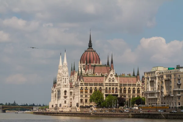 Budapešť, budova parlamentu (Maďarsko) — Stock fotografie