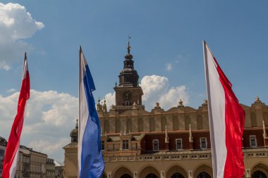 Krakow, Polonya bina sukiennice