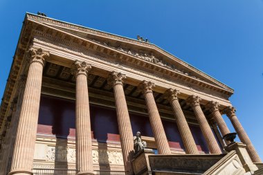 Alte nationalgalerie üzerinde museumsinsel Berlin, Almanya