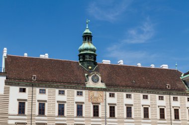 Hofburg Sarayı ve anıt. Vienna.Austria.