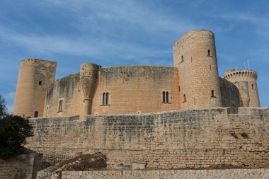 Bellver castle castillo kuleye Mayorka, palma de mallorca ba