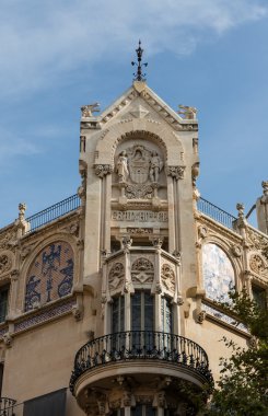 bir palma de mallorca, mallorca, Balear Adaları'nda mainstreet,
