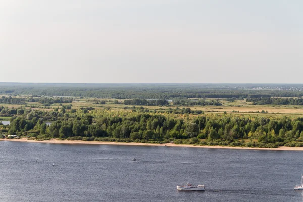 Great view over the Volga River in Nizhny Novgorod, Russia — Stock Photo, Image