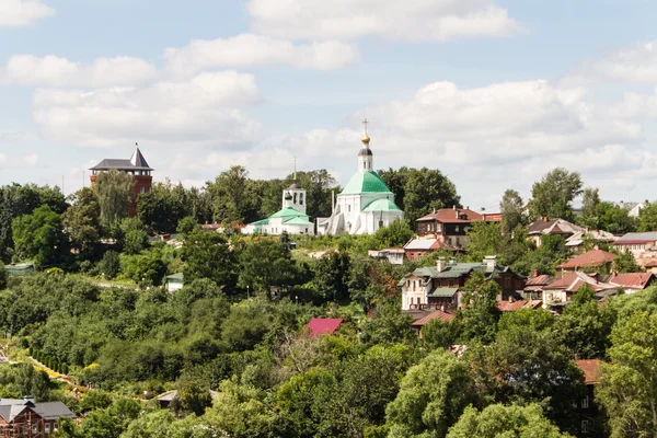 Церковь и вид Владимира, Россия — стоковое фото