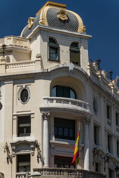 Straßenansicht in Madrid — Stockfoto