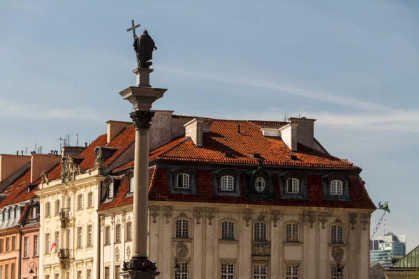 Piazza del Castello a Varsavia, Polonia — Foto Stock