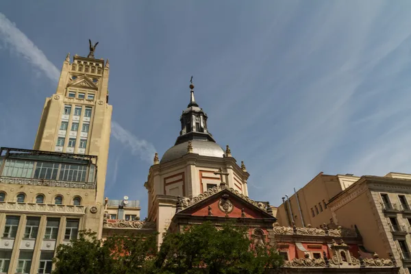 Gatuvy i Madrid — Stockfoto