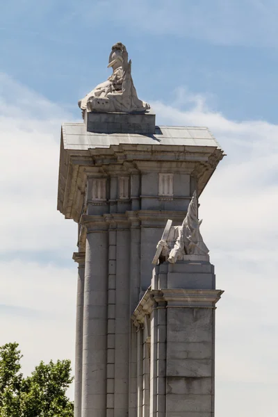 Vue sur la rue à Madrid — Photo