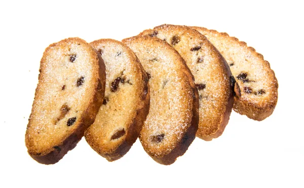 Печиво на білому тлі — стокове фото