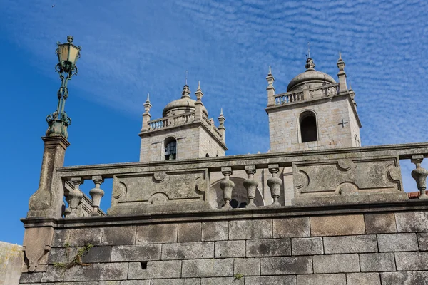 Panoramisch uitzicht op de kathedraal van Porto (Se Porto) - Portugal — Stockfoto