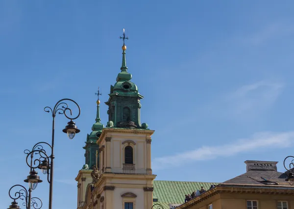 Świętego krzyża kościół (kosciol swietego krzyza), Warszawa, Polska — Zdjęcie stockowe