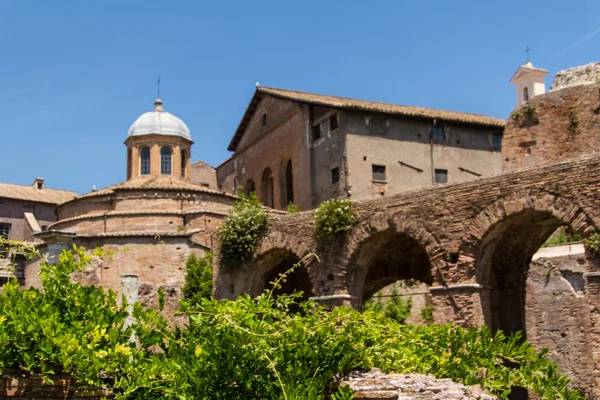 Roman ruins in Rome, Forum — Stock Photo, Image