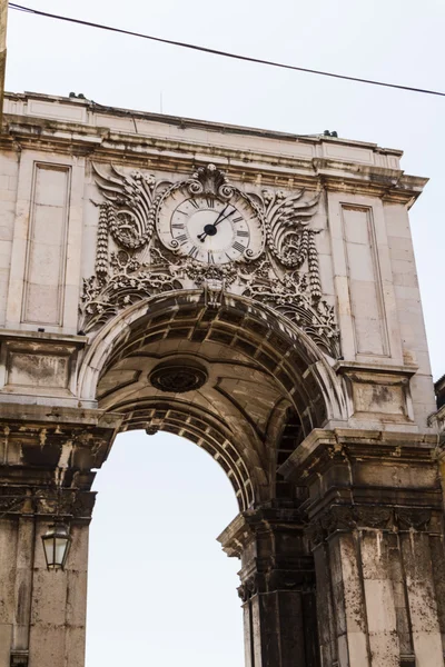 Arc de Lisbonne dans la rue augusta — Photo