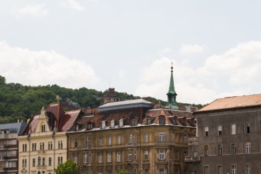 tipik binalar 19. yüzyıl budape buda castle bölgesinde