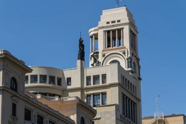 Vista de rua em Madrid — Fotografia de Stock