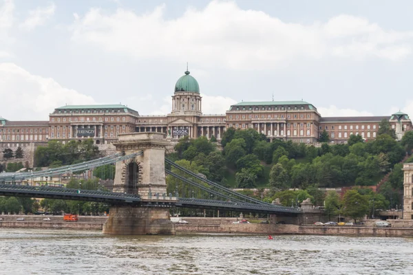 Zabytkowy pałac królewski w Budapeszcie — Zdjęcie stockowe