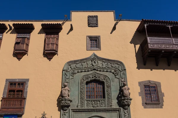 Columbus dům (casa de tlustého střeva), Las Palmas, Kanárské ostrovy, Španělsko — Stock fotografie