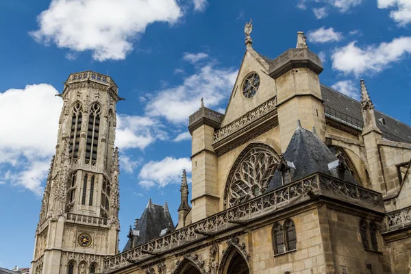 A Igreja de Saint-Germain-l 'Aux errois, Paris, França — Fotografia de Stock