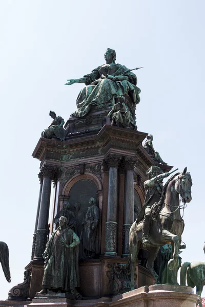 Maria theresia denkmal, in wien — Stockfoto