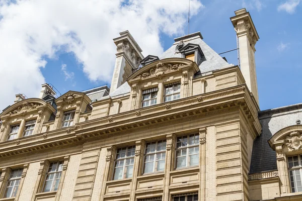 De sorbonne of de Universiteit van Parijs in Parijs, Frankrijk. — Stockfoto