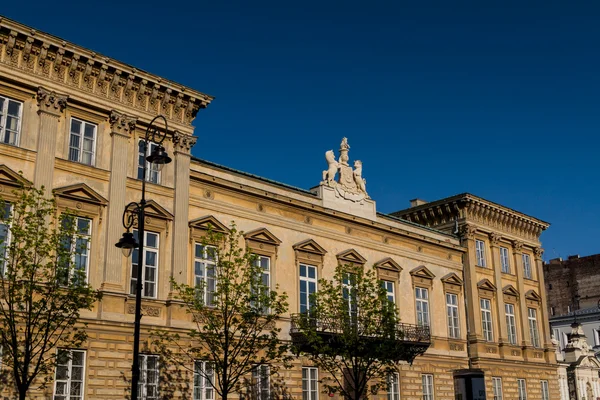 Centrum van de stad van Warschau, Polen — Stok fotoğraf