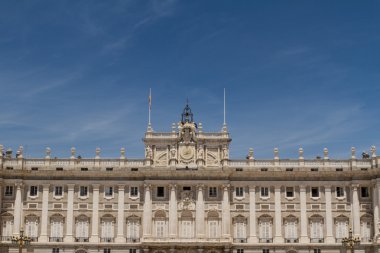 Kraliyet Sarayı'nda madrid İspanya, arka plan mimari