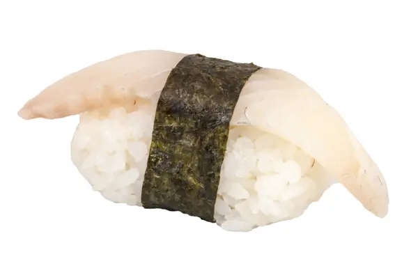 Fehér halak sushi — Stock Fotó