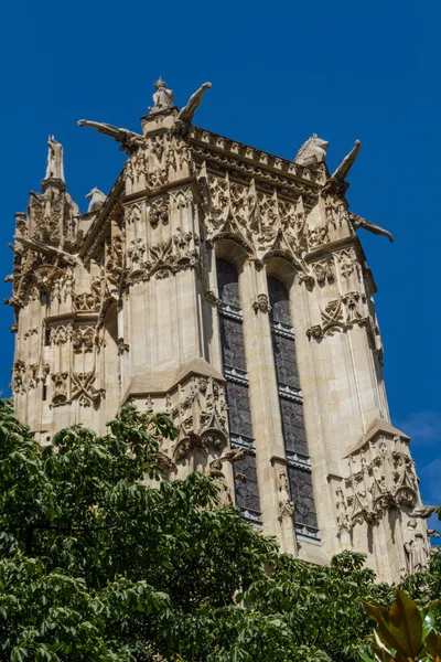 Věž Saint-jacques, Paříž, Francie. — Stock fotografie