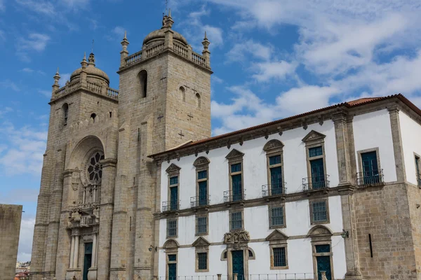 Panoramatický pohled na portská katedrála (Se Porto) - Portugalsko — Stock fotografie