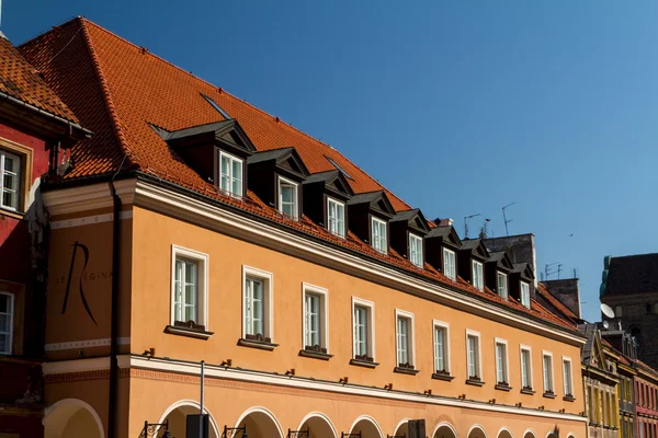 Centrum van de stad van Warschau, Polen — Stok fotoğraf