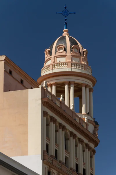 Gateutsikt i Madrid – stockfoto