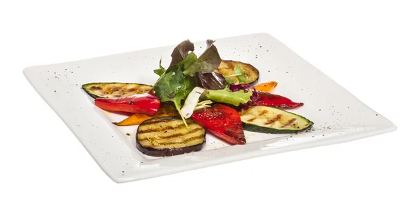 Grilled vegetables (zucchini, eggplant, peppers,) — Stock Photo, Image
