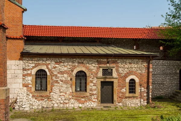 Eski sinagog içinde tarihi Yahudi kazimierz district of cracow — Stok fotoğraf