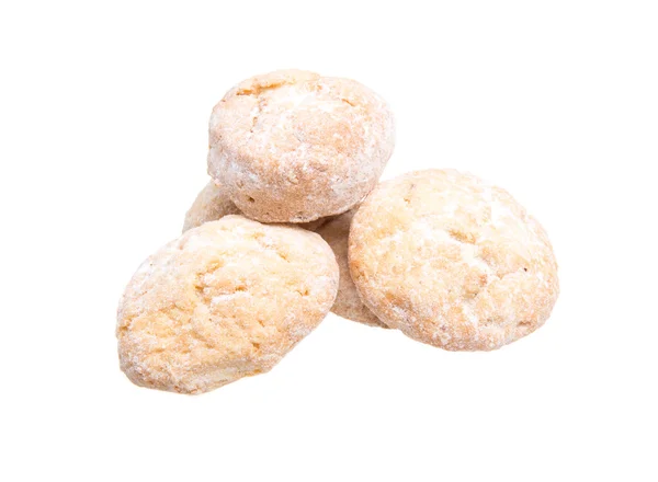 Zoete koekjes geïsoleerd op een witte achtergrond — Stockfoto