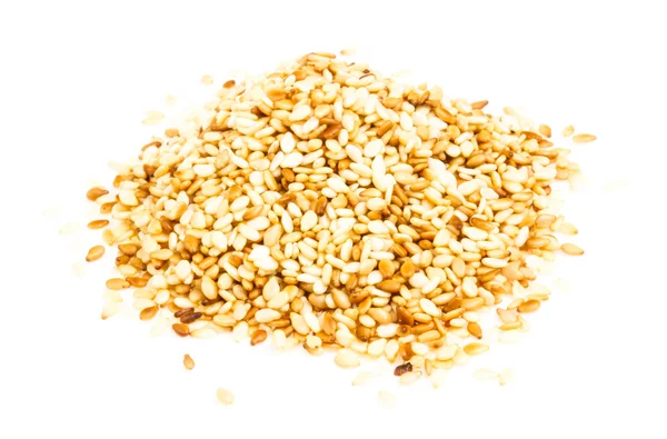 Sesame heap on white background — Stock Photo, Image