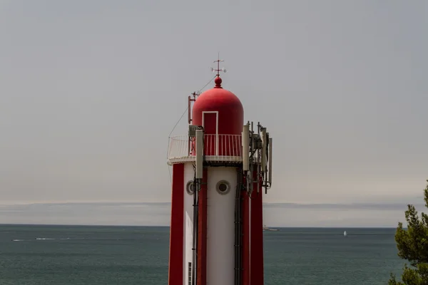 Tejo river with the city of Lisbon in the background. — Stock Photo, Image