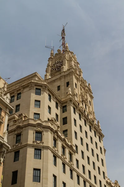 Straßenansicht in Madrid — Stockfoto