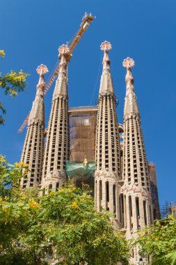 Barcelona, İspanya-25 Haziran: sagrada familia 25 Haziran 2012: la